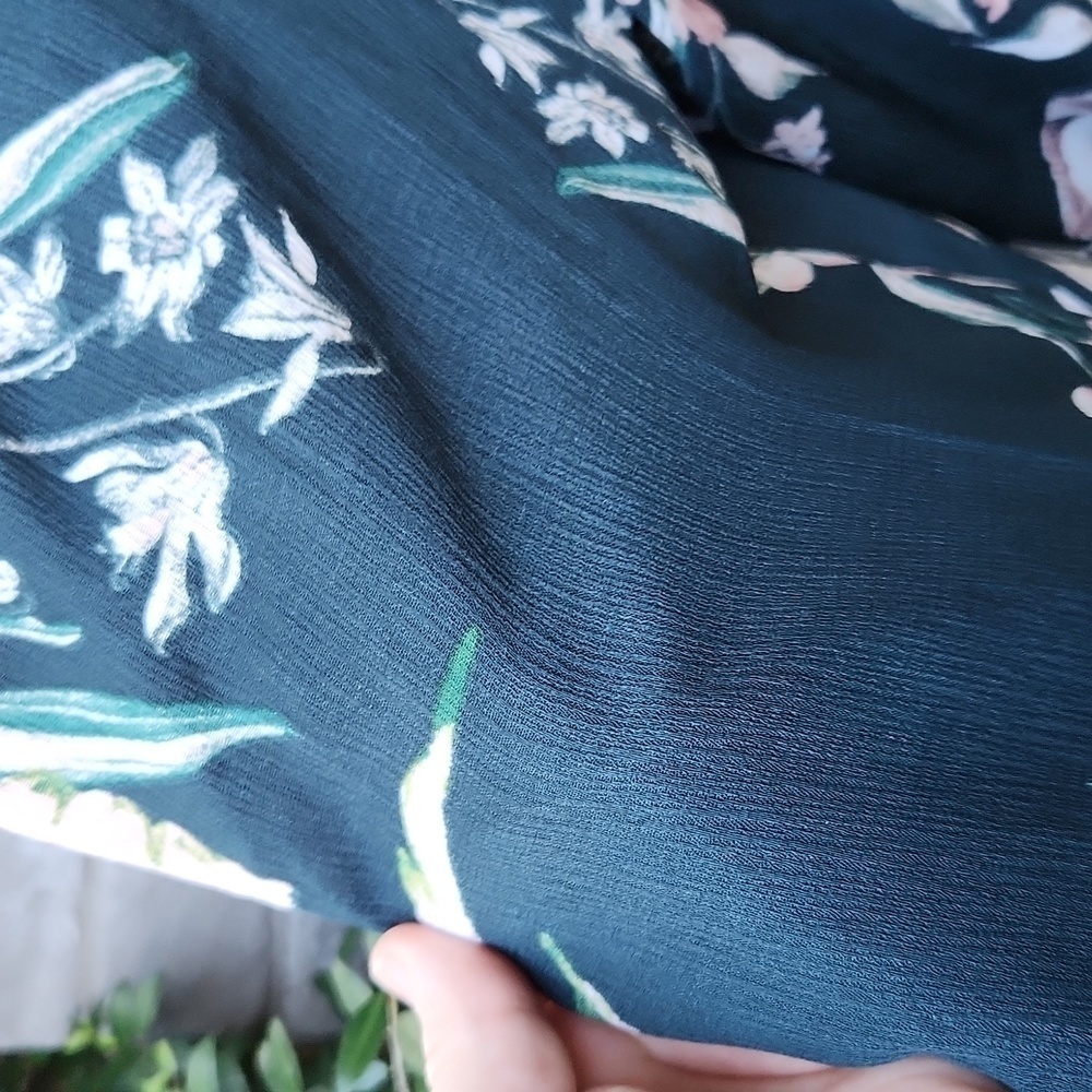 City Chic Jumpsuit Floral Womens Size 20 L Green Pink Flowers - Picture 6 of 13